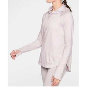 Athleta Uptempo Hoodie Ballet Pink Size Large Performance